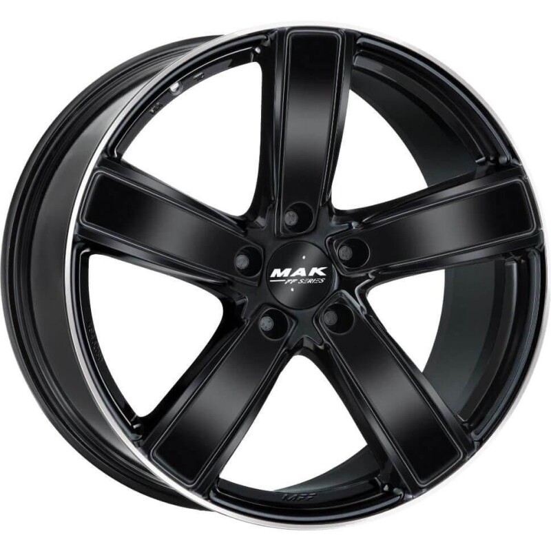 Alloy Wheel MAK Turismo-D-FF Gloss Black Mirror Ring 10.5x20" 5x130 ET64 middle hole 71.6