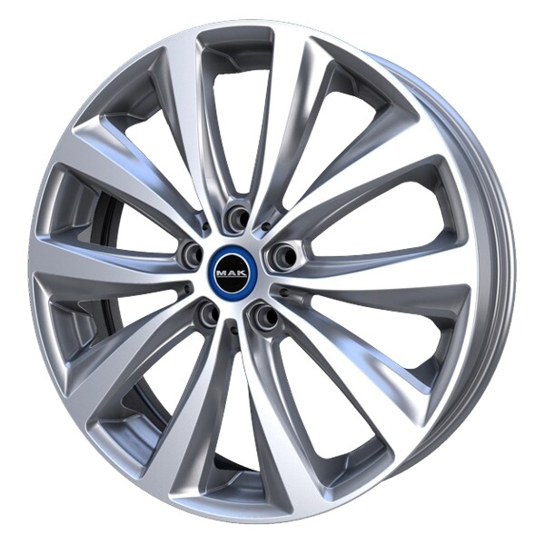 Valuvelg MAK Watt Silver, 19x5.0 5x112 ET43 Keskava 66