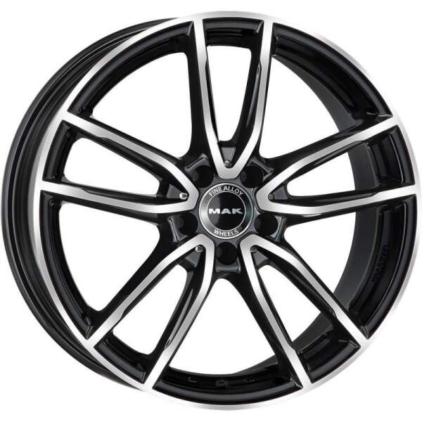 Alloy Wheel MAK Evo Black Mirror, 21x10.0 5x112 ET62 middle hole 66