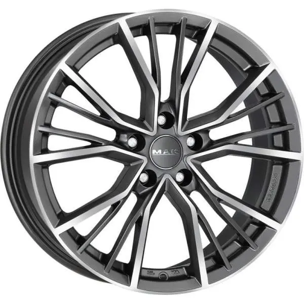 Valuvelg MAK Union Gun Met-peegel, 20x8.5 5x112 ET32 Keskava 66