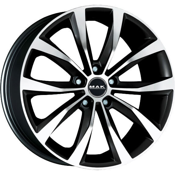 Alloy Wheel MAK WOLF BLACK MIRROR, 20x8.0 5x114.3 ET35 middle hole 76