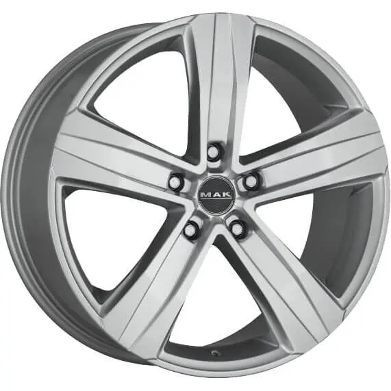 Alloy Wheel MAK Stone 5 Silver, 18x7.5 5x127 ET38 middle hole 71