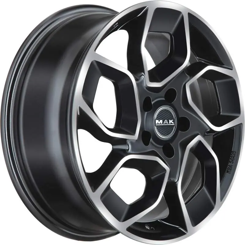Alloy Wheel MAK Express Black Mirror, 16x6.5 5x120 ET50 middle hole 65