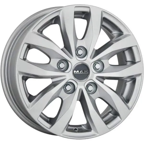 Alloy Wheel MAK Load 5 Silver, x0.0 ET middle hole