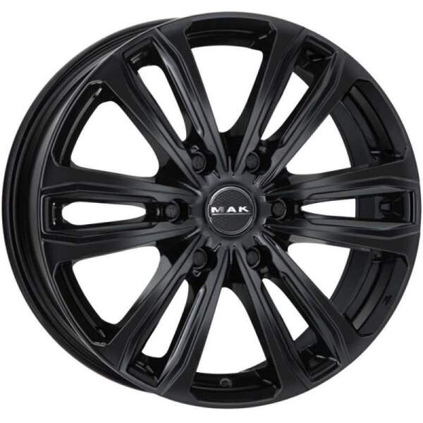 Литой диск MAK Safari 6 Gloss черный, 17x7.5 ET центральное отверстие 93