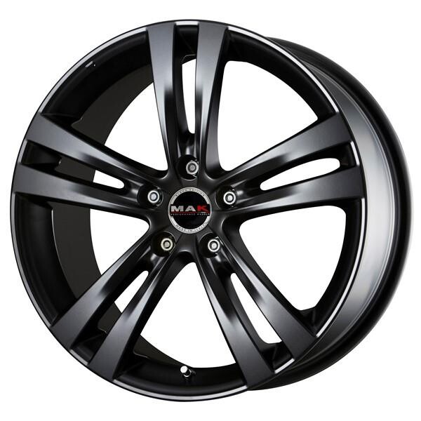 Alloy Wheel MAK Zenith Matt Black 8x17" 5x114.3 ET50 middle hole 76