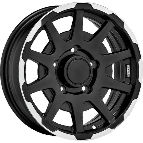 Alloy Wheel Sparco Dakar Mat Blk Pol, 16x5.5 ET middle hole 08