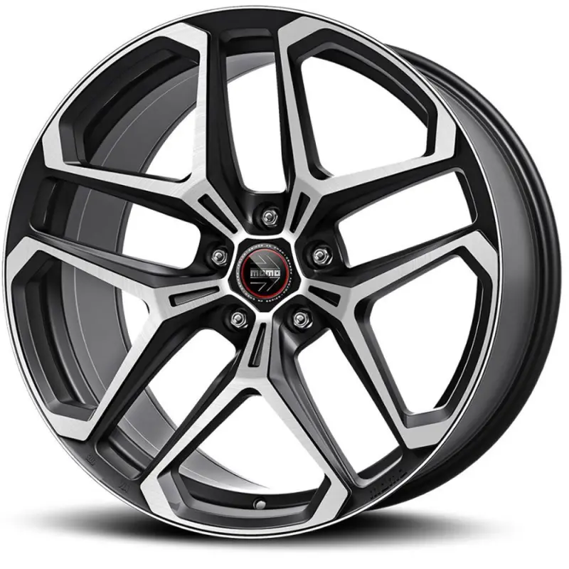 Alloy Wheel Momo RF-04 Matt Black Polished 9x20" 5x108 ET43 middle hole 63.4