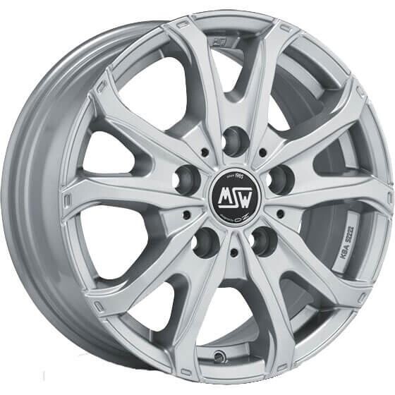 Литой диск MSW 48 Van Full Silver 7x17" 5x112 ET51 центральное отверстие 66.6