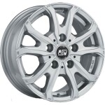 Литой диск MSW 48 Van Full Silver 7x17" 5x112 ET51 центральное отверстие 66.6