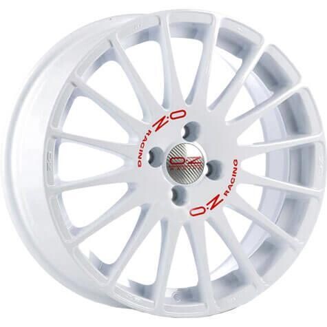 Valuvelg OZ Racing Superturismo WRC Race White Red Lettering 7x16" 4x108 ET25 Keskava 65.1
