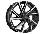 Литой диск MSW 80-5 Gloss черный Full Polished 7x17" 5x112 ET46 центральное отверстие 57.1