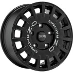 Alloy Wheel OZ Racing Rally Racing Gloss Black Silver Lettering 8x18" 5x112 ET45 middle hole 75