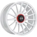 Alloy Wheel OZ Racing Superturismo Evoluzione WRC Race White Red Lettering 8.5x19" 5x112 ET38 middle hole 75