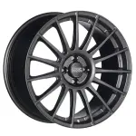 Alloy Wheel OZ Racing Superturismo LM Matt Graphite Silver Lettering 8x18" 5x112 ET45 middle hole 66.6