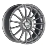 Alloy Wheel OZ Racing Superturismo LM Matt Race Silver Black Lettering 8.5x19" 5x112 ET44 middle hole 75