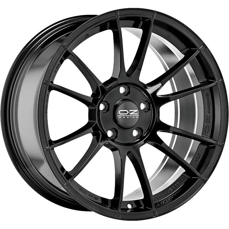 Alloy Wheel OZ Racing Ultraleggera HLT Gloss Black 8x19" 5x112 ET45 middle hole 75