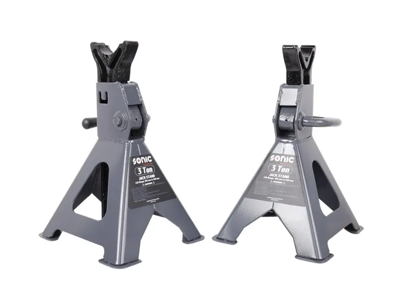 supporting plate stand, low, number: 2pc, lifting capacity:: 3 t, height min 300 mm, height max 433 mm, for protection: zapadka/i, adjustable