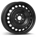 Alloy Wheel KFZ 9016 Black 6.5x17" 5x114.3 ET45 middle hole 60.1