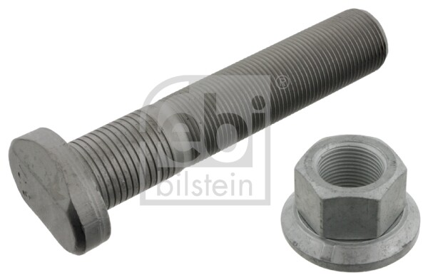 Ratta polt M22x1,5 x110/120,5mm (keerme pikkus 75,6mm, Galvaniseeritud / Teras, kmpl.) sobib: MERCEDES ACTROS, ACTROS MP2 / MP3, AROCS, ATEGO, AXOR, AXOR 2, NG, OH, SK, T2/L, TOURO (O 500), UNIMOG