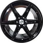 Alloy Wheel Nano 5774 Glossy Black 9.5x20" 6x139.7 ET12 middle hole 110