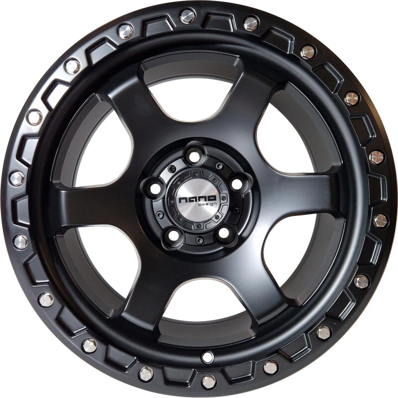 Литой диск Nano 3S240 Full матовый черный 8.5x17" 5x127 ET0 центральное отверстие 71.6