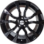 Alloy Wheel Nano 5755 Glossy Black 9x20" 5x120 ET40 middle hole 72.6