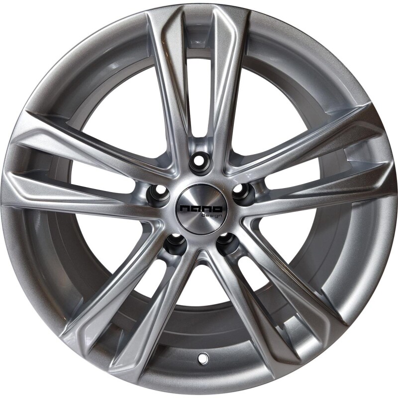 Литой диск Nano BK798 Silver 8x18" 5x115 ET20 центральное отверстие 71.6