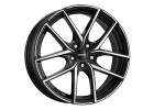 Alloy Wheel Dezent TO dark Black/polished 8x19" 5x112 ET44 middle hole 57.1