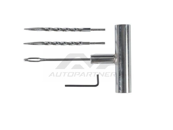 metal tiib - 4-in-1 asenduskomplekt replaceable endings köiega for repairing: cutters, tiib, hex key