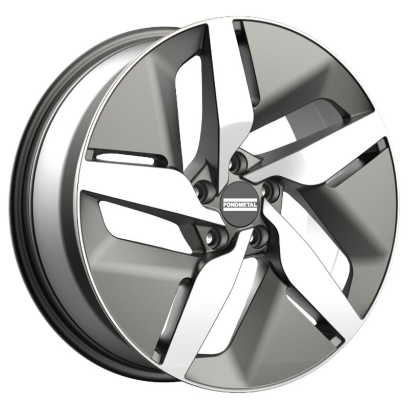 Литой диск Fondmetal e-Joule Glossy Titanium Machined 9x20" 5x112 ET28 центральное отверстие 66.5
