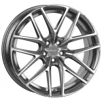 Литой диск Breyton Hibonit матовый Gun Polished Face 10x20" 5x112 ET38 центральное отверстие 66.6