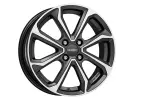 Alloy Wheel Dezent KT dark Gunmetal/polished 6x16" 4x100 ET50 middle hole 54.1