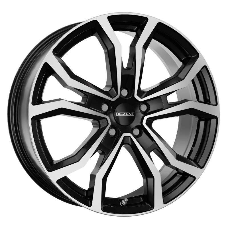 Alloy Wheel Dezent TV dark Black/polished 9x19" 5x112 ET32 middle hole 66.6