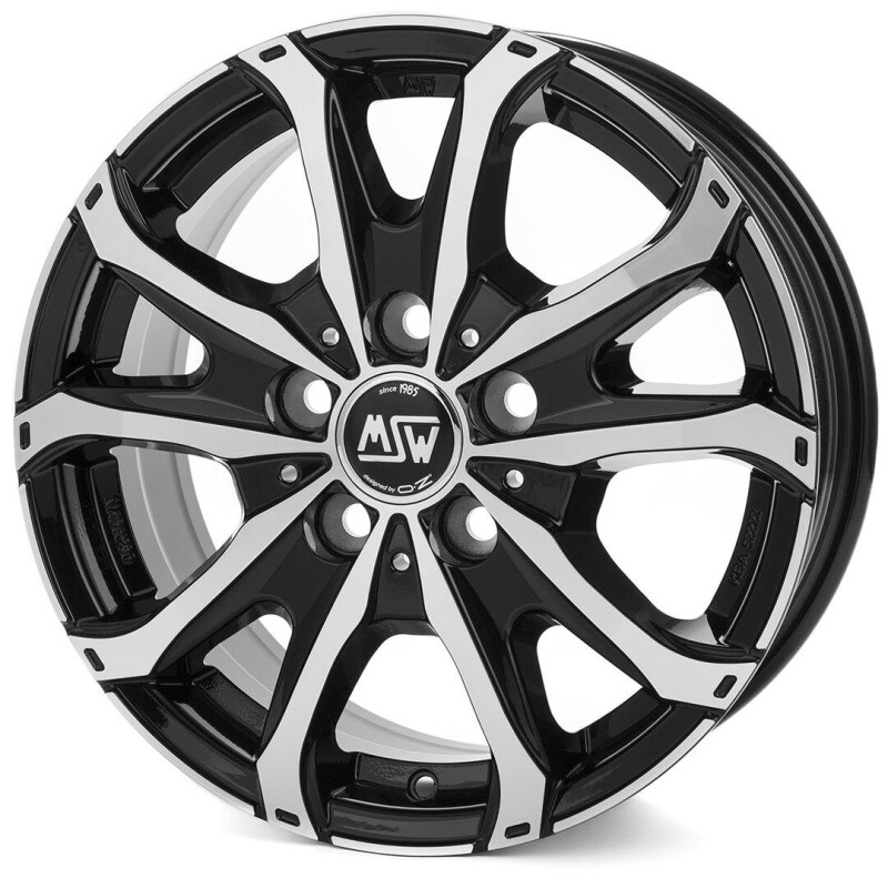 Valuvelg MSW 48 Van Gloss Black Full poleeritud 7.5x18" 5x160 ET48 Keskava 65.1