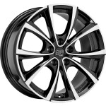 Alloy Wheel MSW 27T Gloss Black Full Polished 9.5x20" 5x114.3 ET45 middle hole 64.1