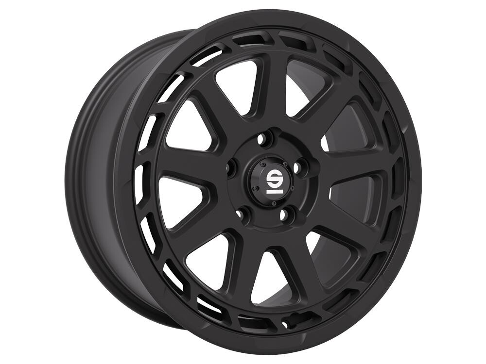 Alloy Wheel Sparco Gravel Matt Black 8x18" 5x120 ET45 middle hole 65.1
