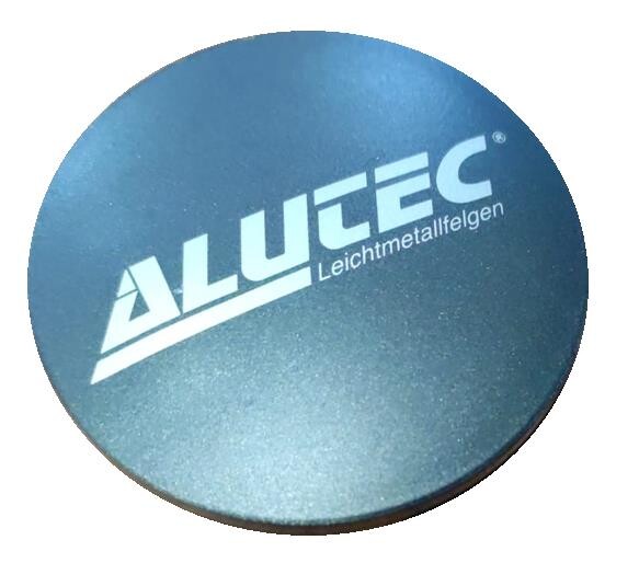 Alutec Wheel Cap 60mm матовый Graphite with Silver lettering N23 9N23ALUTEC-M-GRA