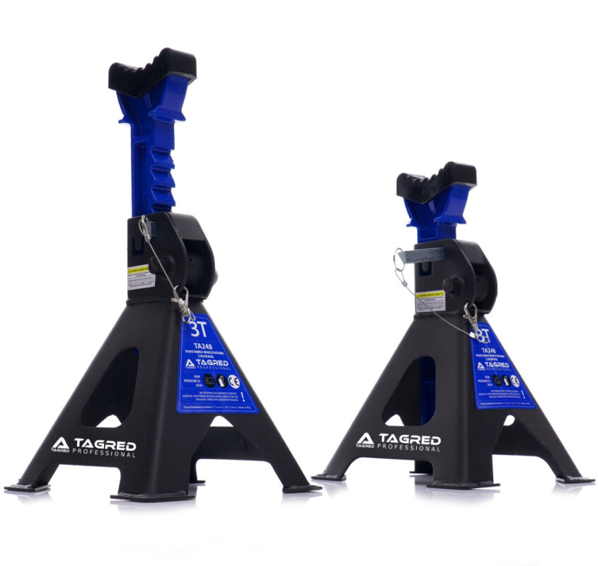 3t car lift stand 2pc 3t/425mm lifter's stand 2pc - with rubber