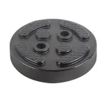 autotõstuki kummipadi ümmargune 118mm (2 läbivat kinnitusava) jbm