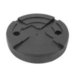 autotõstuki kummipadi ümmargune 125mm (2-läbivat ava. ime/ami) jbm