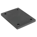 autotõstuki Подушка резиновая uksekaitse 104x82mm (4 läbivat Монтажное отверсте) rotary/blitz jbm