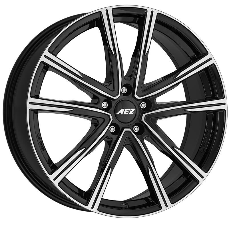 Valuvelg AEZ Montreal dark Black/poleeritud 8x20" 5x108 ET50 Keskava 63.4