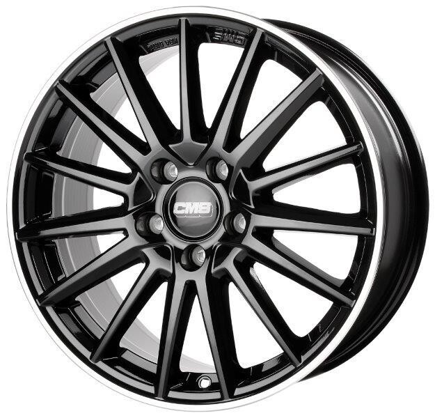 Литой диск CMS C23 Diamond Rim черный Gloss 8x18" 5x108 ET48 центральное отверстие 63.4