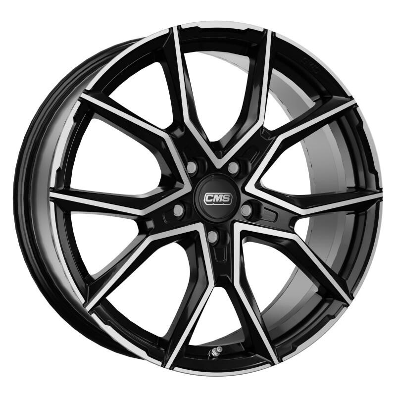 Литой диск CMS C33 Diamond черный Gloss 8x19" 5x108 ET42 центральное отверстие 63.4