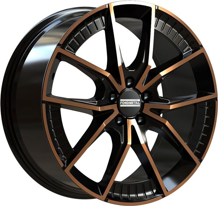 Valuvelg Fondmetal Elatha Black Clearcoat Matt pronks Machined 8.5x19" 5x112 ET45 Keskava 66.5