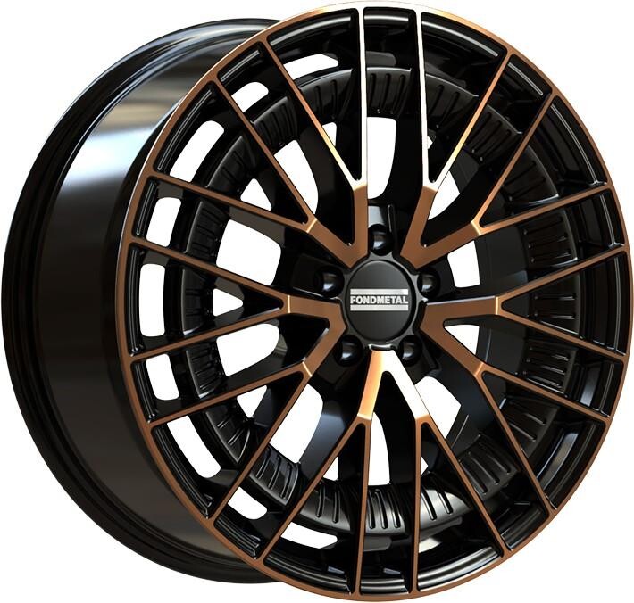 Valuvelg Fondmetal Kari Black Clearcoat Matt pronks Machined 8x18" 5x112 ET45 Keskava 66.5