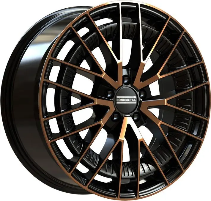 Valuvelg Fondmetal Kari Black Clearcoat Matt pronks Machined 8x19" 5x112 ET45 Keskava 66.5