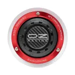 OZ Racing veljekapsel 81210374 M680 55 mm Matt Race Silver Red Ring