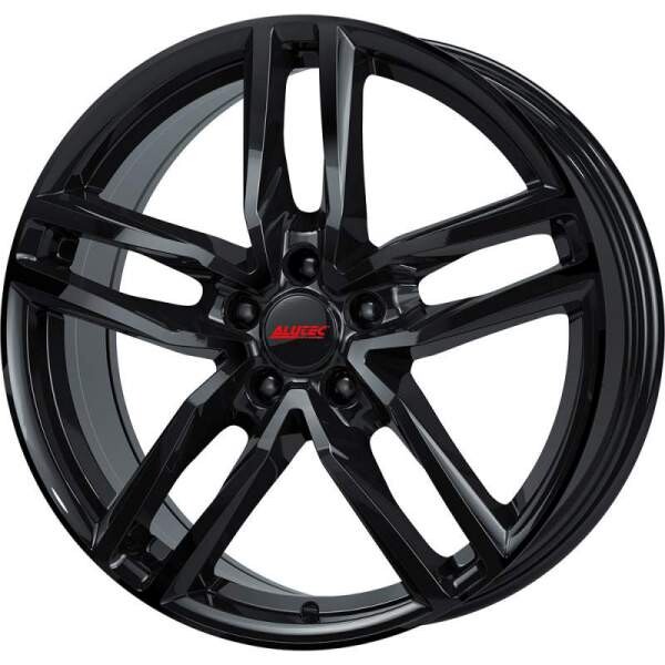 Литой диск Alutec Ikenu черный, 17x7.5 ET центральное отверстие 70